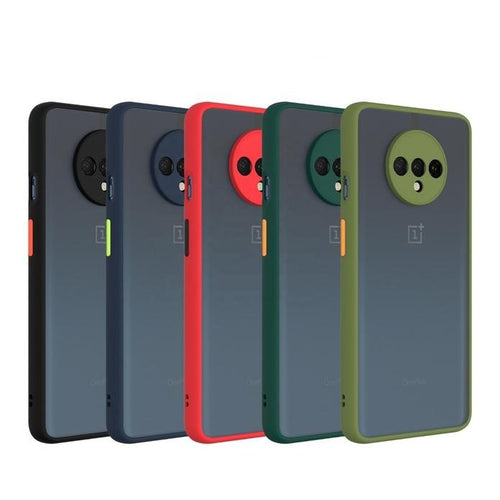 Smoke Silicone Oneplus 7T Back Cover