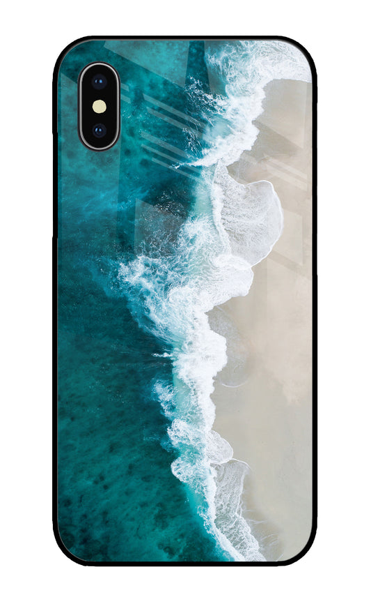 Tuquoise Ocean Beach iPhone X Glass Cover