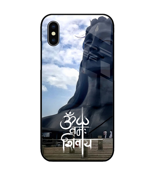 Om Namah Shivay iPhone X Glass Cover