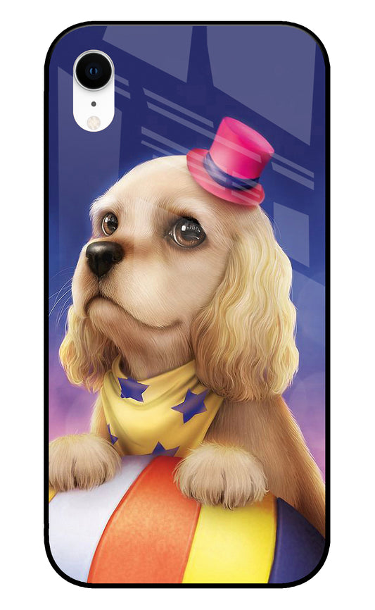 Circus Puppy iPhone XR Glass Cover