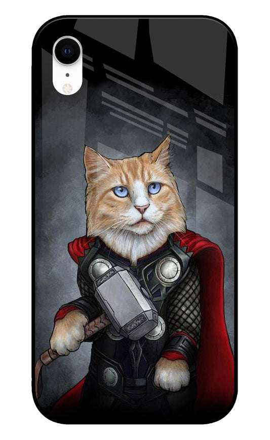 Thor Cat iPhone XR Glass Cover