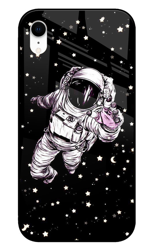 Astronaut On Space iPhone XR Glass Cover