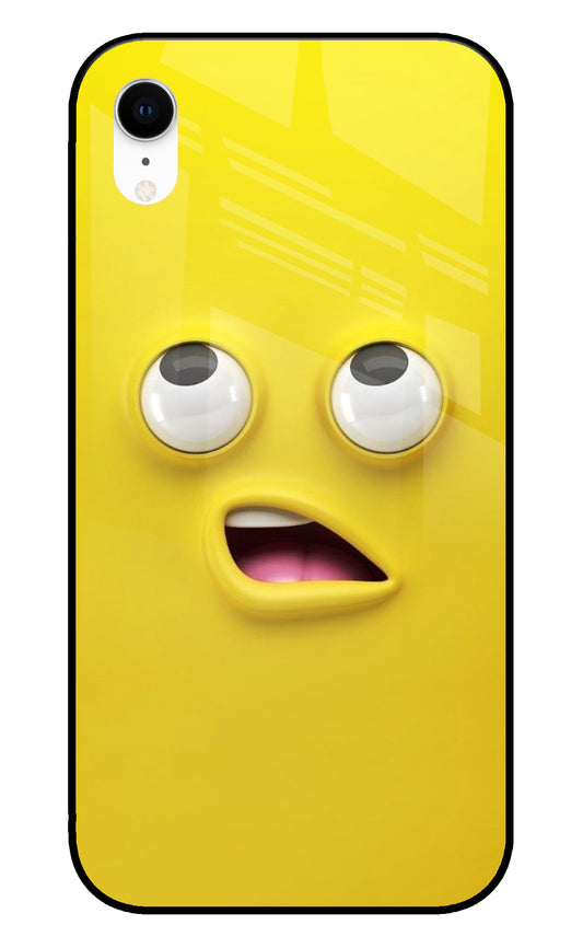 Emoji Face iPhone XR Glass Cover