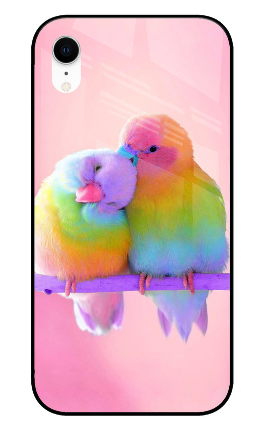 Love Birds iPhone XR Glass Cover