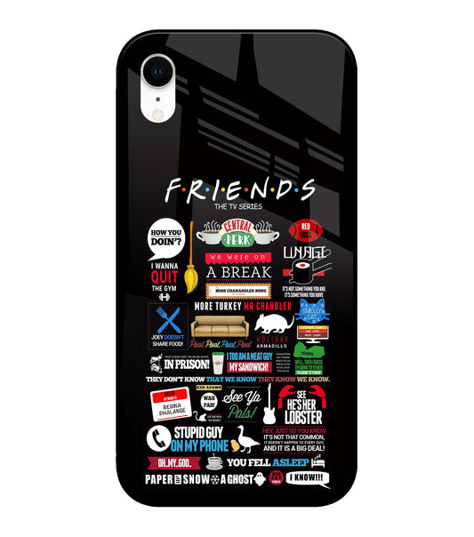 FRIENDS iPhone XR Glass Cover