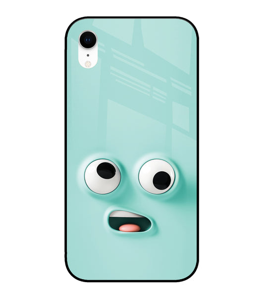 Funny Cartoon iPhone XR Glass Cover