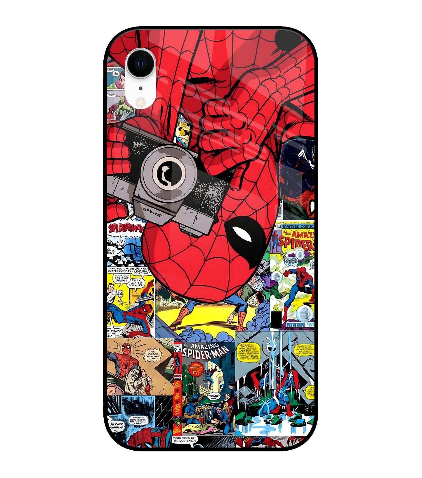 Spider Man iPhone XR Glass Cover
