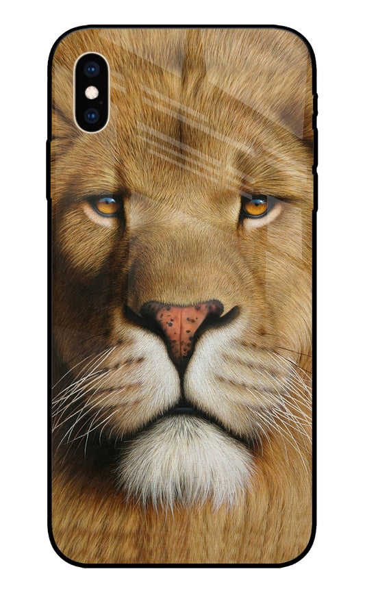 Nature Lion iPhone XS Max Glass Cover