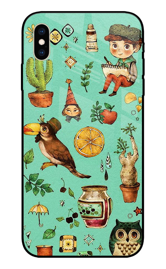 Vintage Art iPhone XS Max Glass Cover