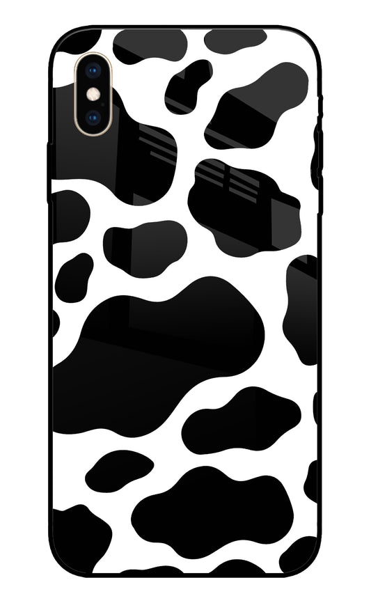 Cow Spots iPhone XS Max Glass Cover