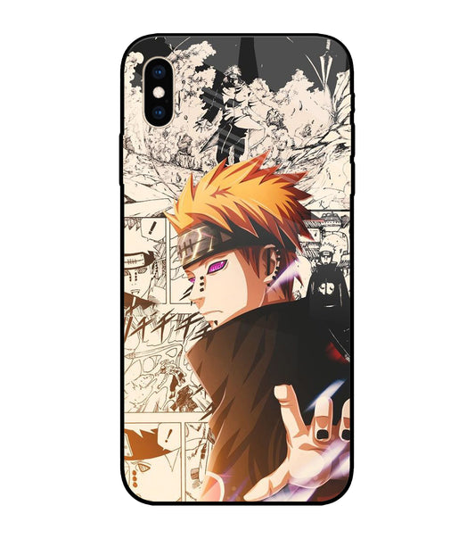 Pain Anime iPhone XS Max Glass Cover