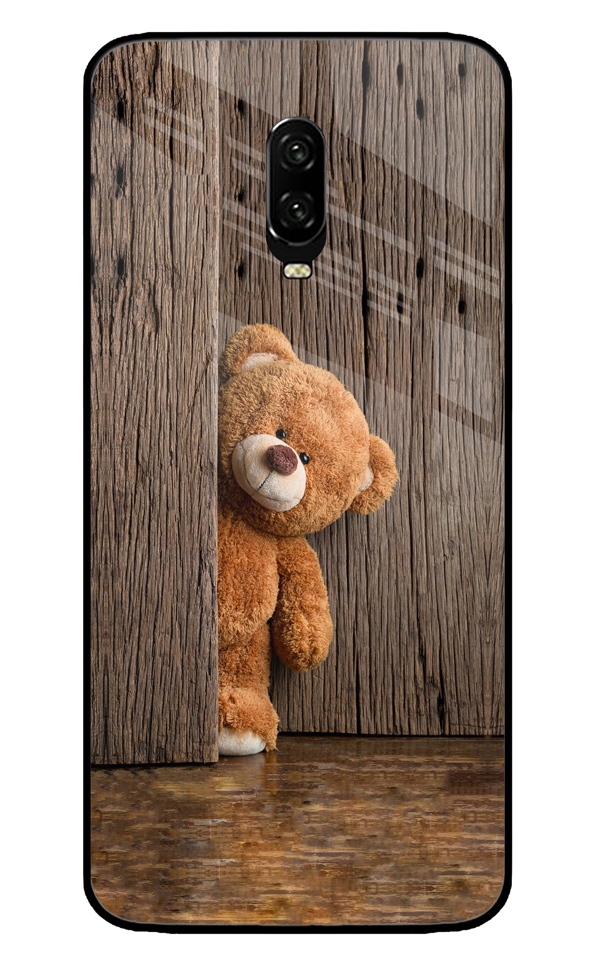 Teddy Wooden Oneplus 7 Glass Cover