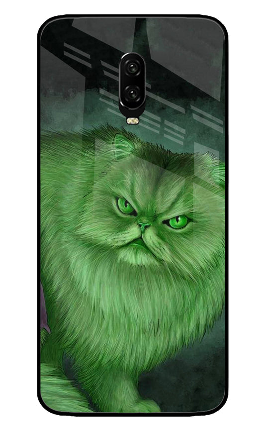 Hulk Cat Oneplus 7 Glass Cover