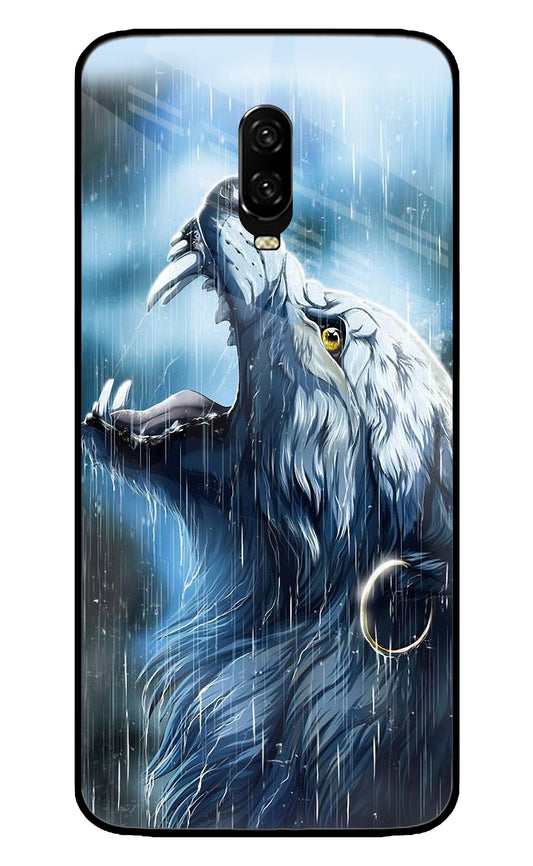 Wolf in Rain Oneplus 7 Glass Cover
