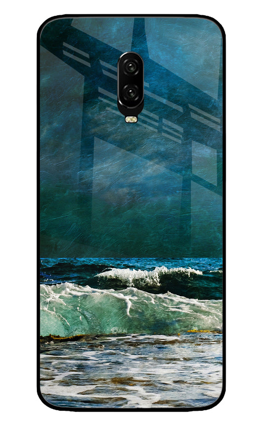 Sea Wave Art Oneplus 7 Glass Cover
