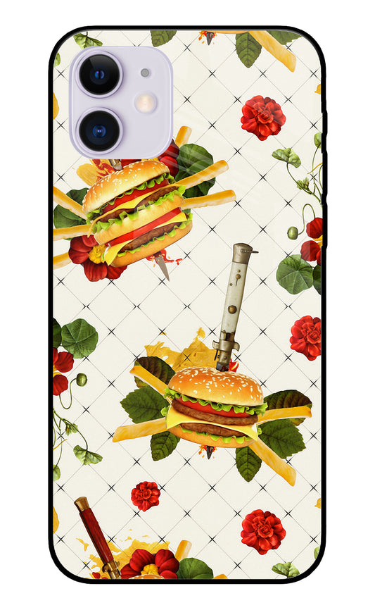 Burger Food Wallpaper iPhone 11 Glass Cover