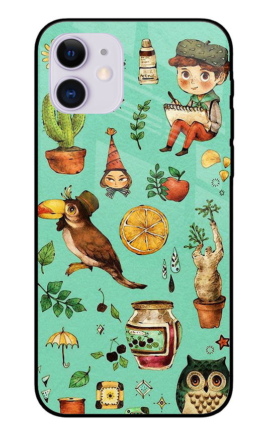Vintage Art iPhone 11 Glass Cover