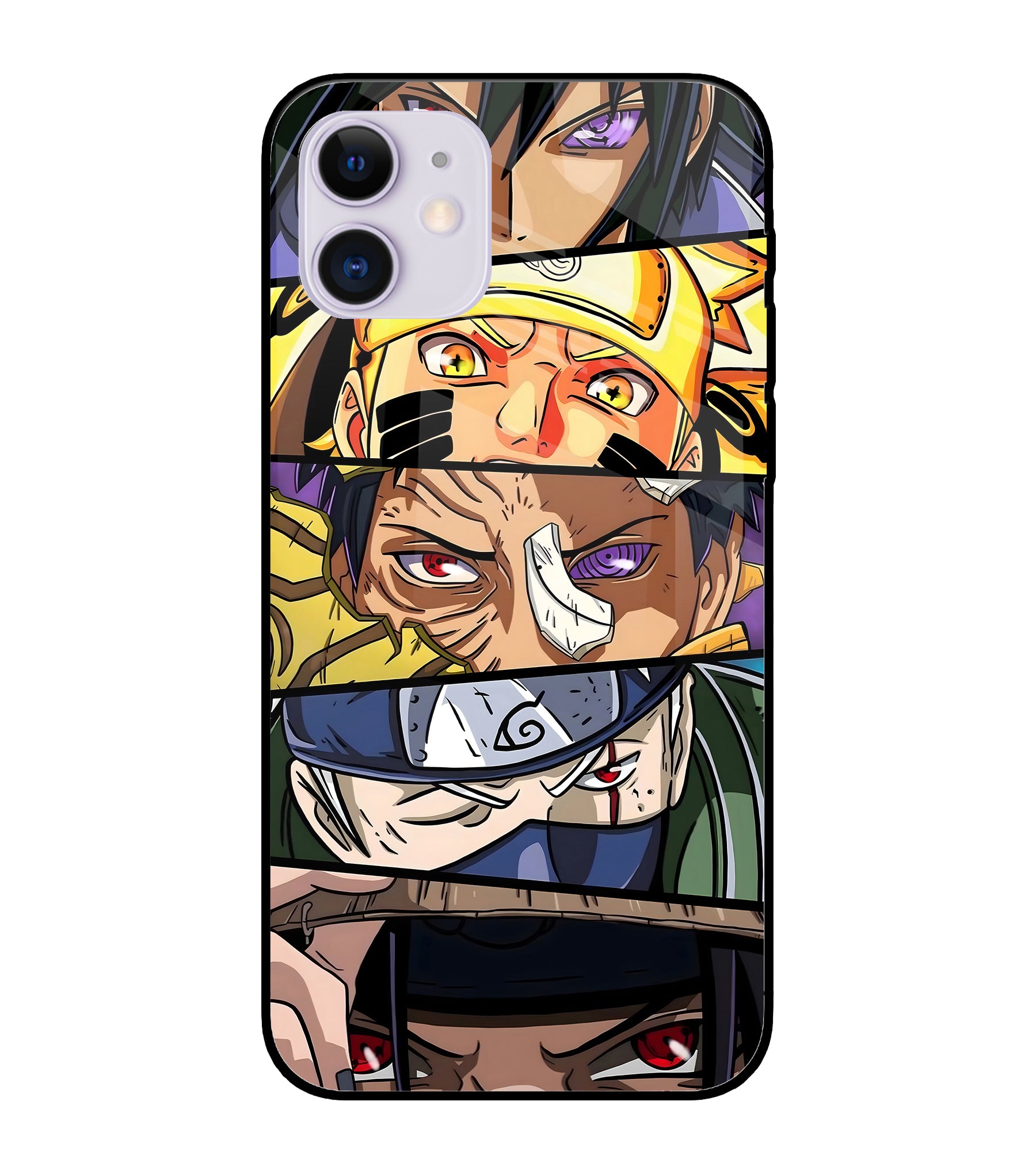 Naruto Character iPhone 11 Glass Cover
