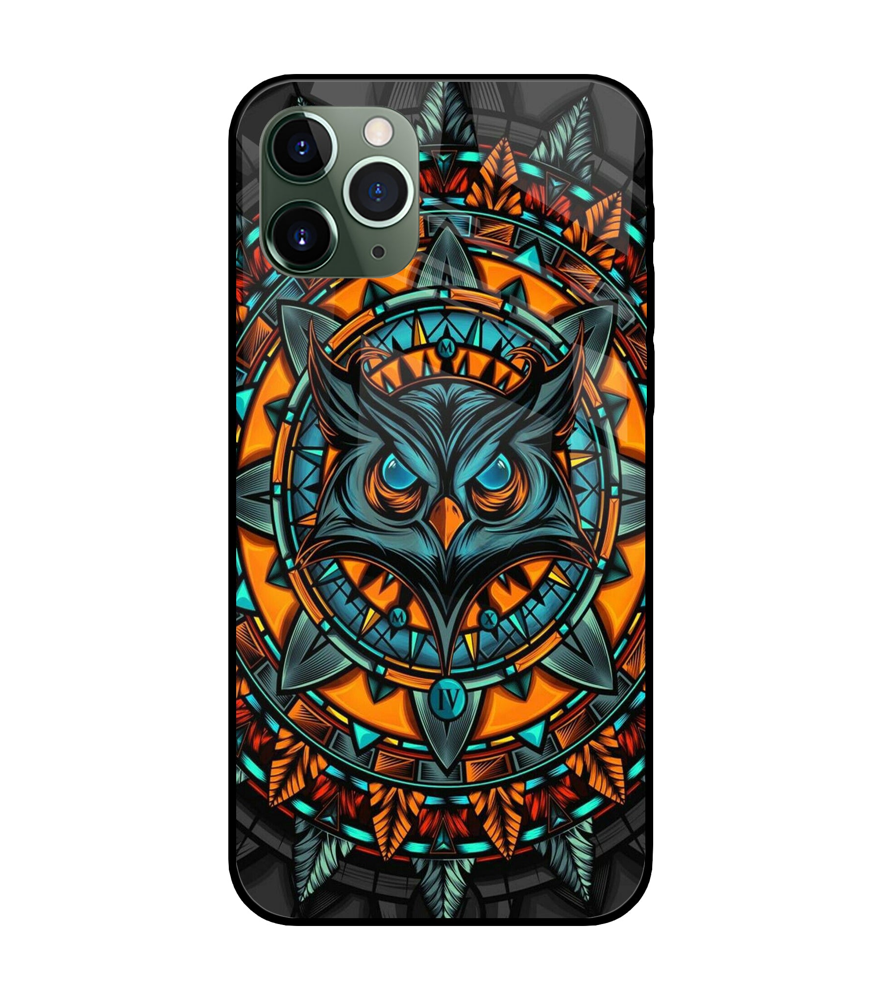 Angry Owl Art iPhone 11 Pro Glass Cover