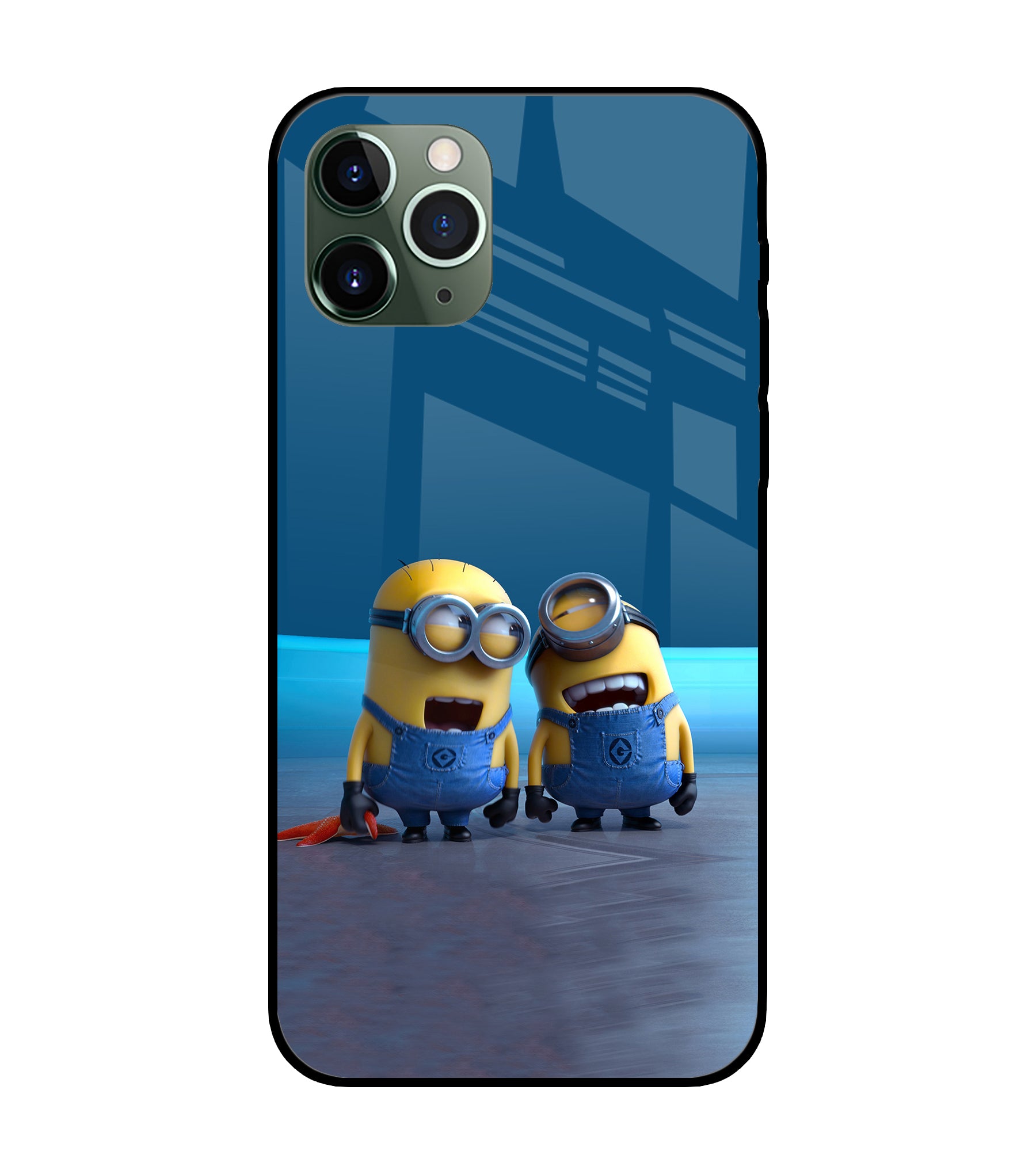 Minion Laughing iPhone 11 Pro Glass Cover