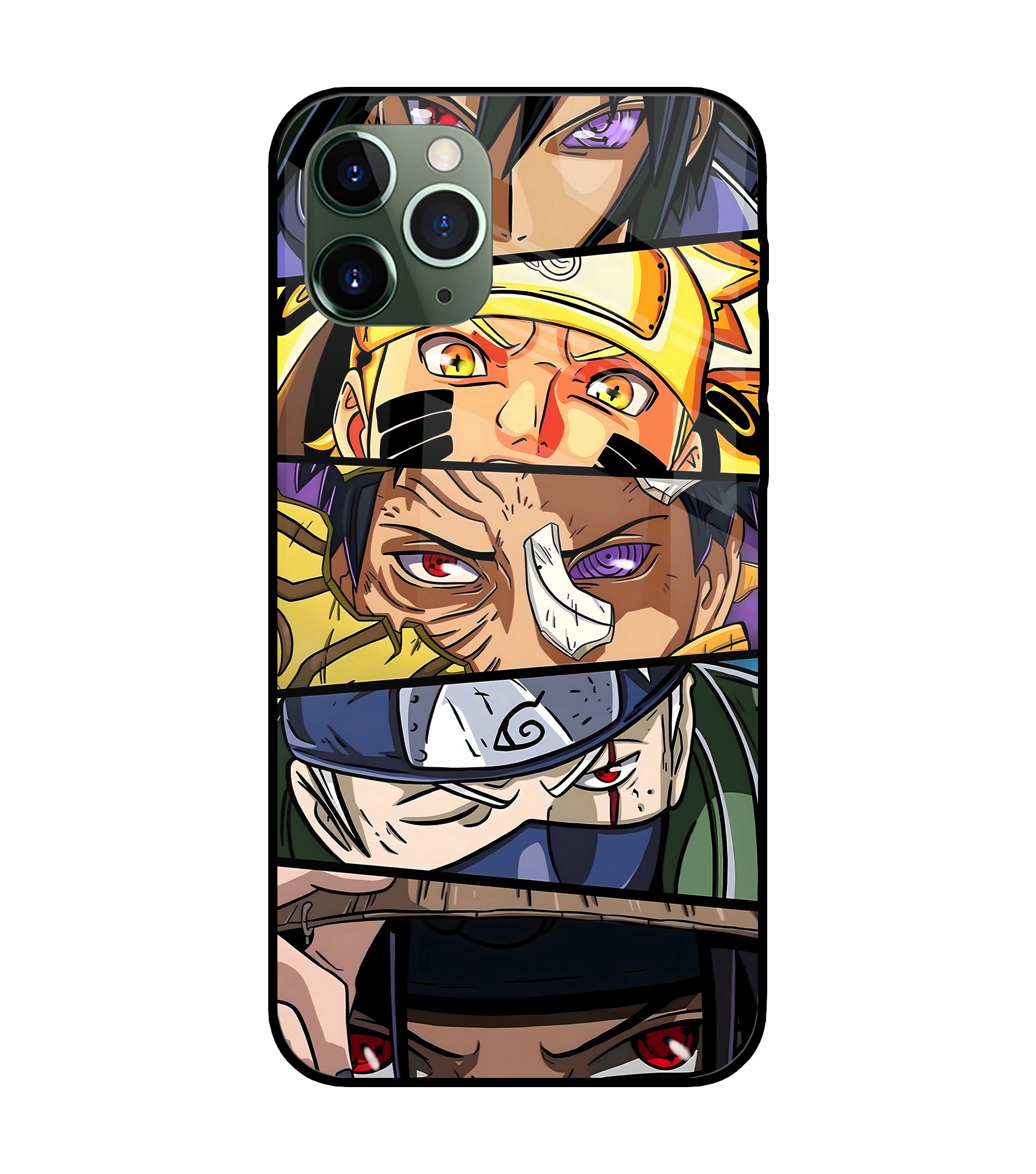 Naruto Character iPhone 11 Pro Glass Cover