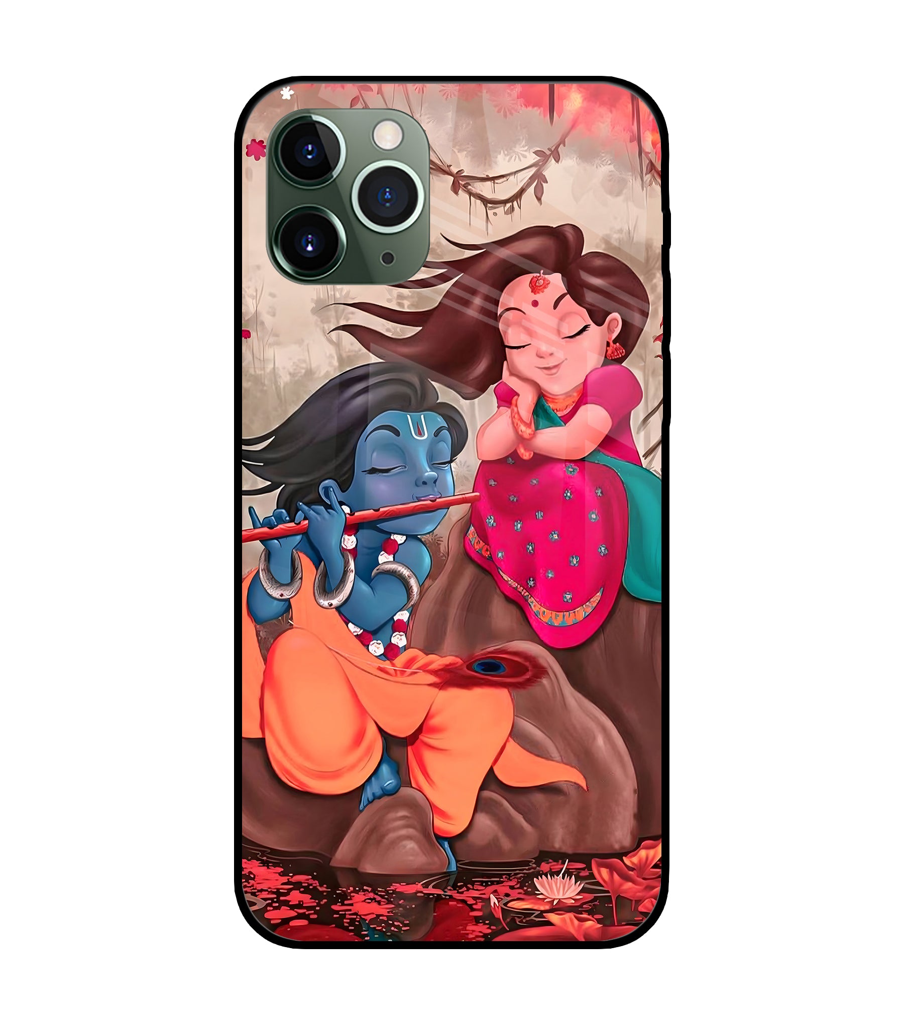 Radhe Krishna iPhone 11 Pro Glass Cover