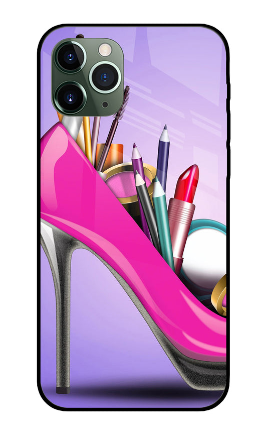 Makeup Heel Shoe iPhone 11 Pro Max Glass Cover