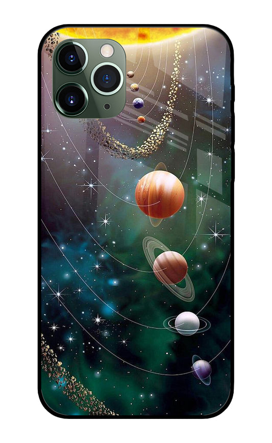 Solar System Art iPhone 11 Pro Max Glass Cover