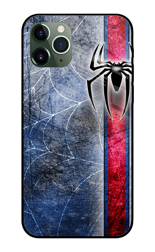 Spider Blue Wall iPhone 11 Pro Max Glass Cover