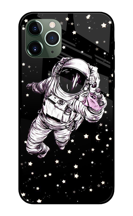 Astronaut On Space iPhone 11 Pro Max Glass Cover
