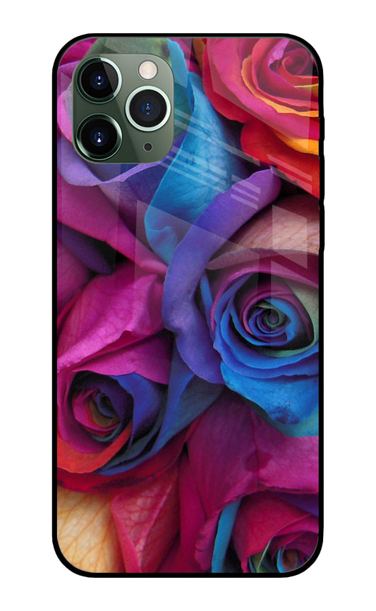 Colorful Roses iPhone 11 Pro Max Glass Cover