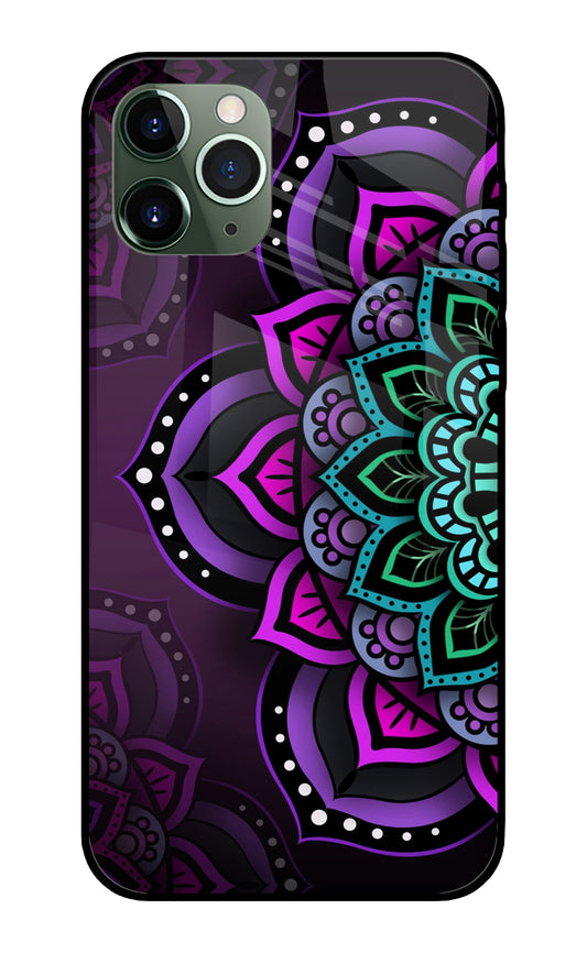 Abstract Rangoli iPhone 11 Pro Max Glass Cover