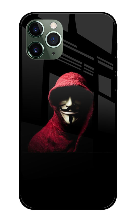 Anonymous Hacker iPhone 11 Pro Max Glass Cover