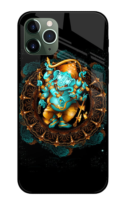 Lord Ganesha Art iPhone 11 Pro Max Glass Cover