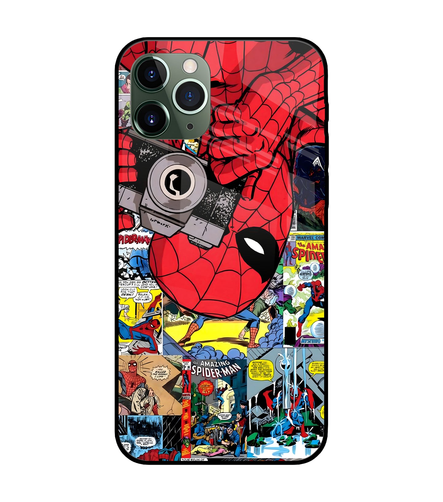 Spider Man iPhone 11 Pro Max Glass Cover