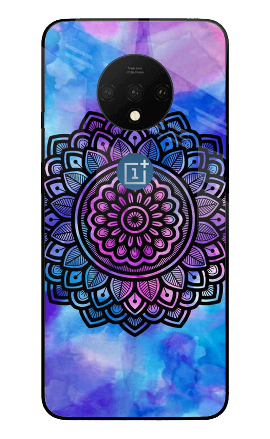 Mandala Water Color Art Oneplus 7T Glass Cover