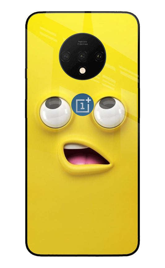 Emoji Face Oneplus 7T Glass Cover
