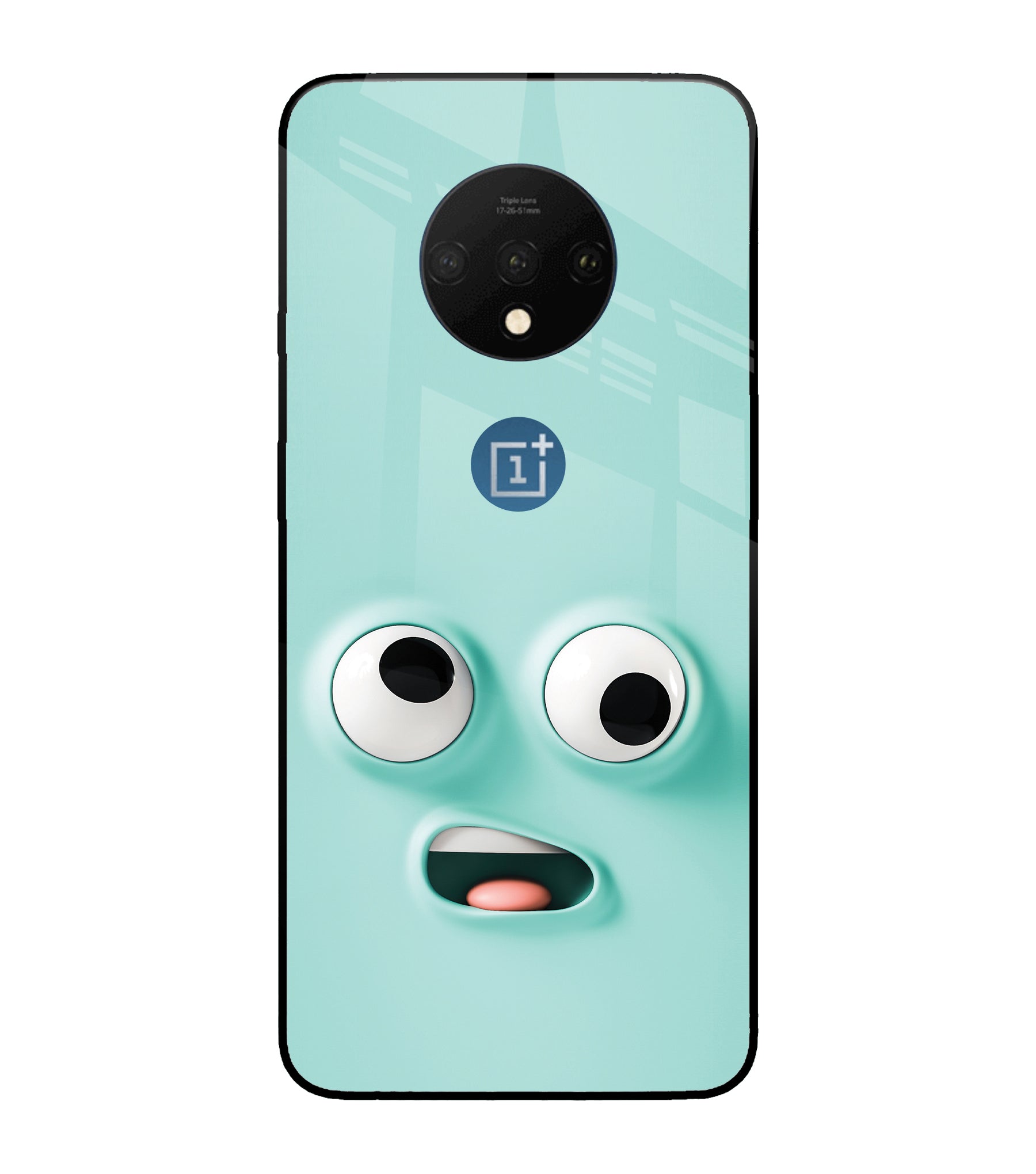 Funny Cartoon Oneplus 7T Glass Cover