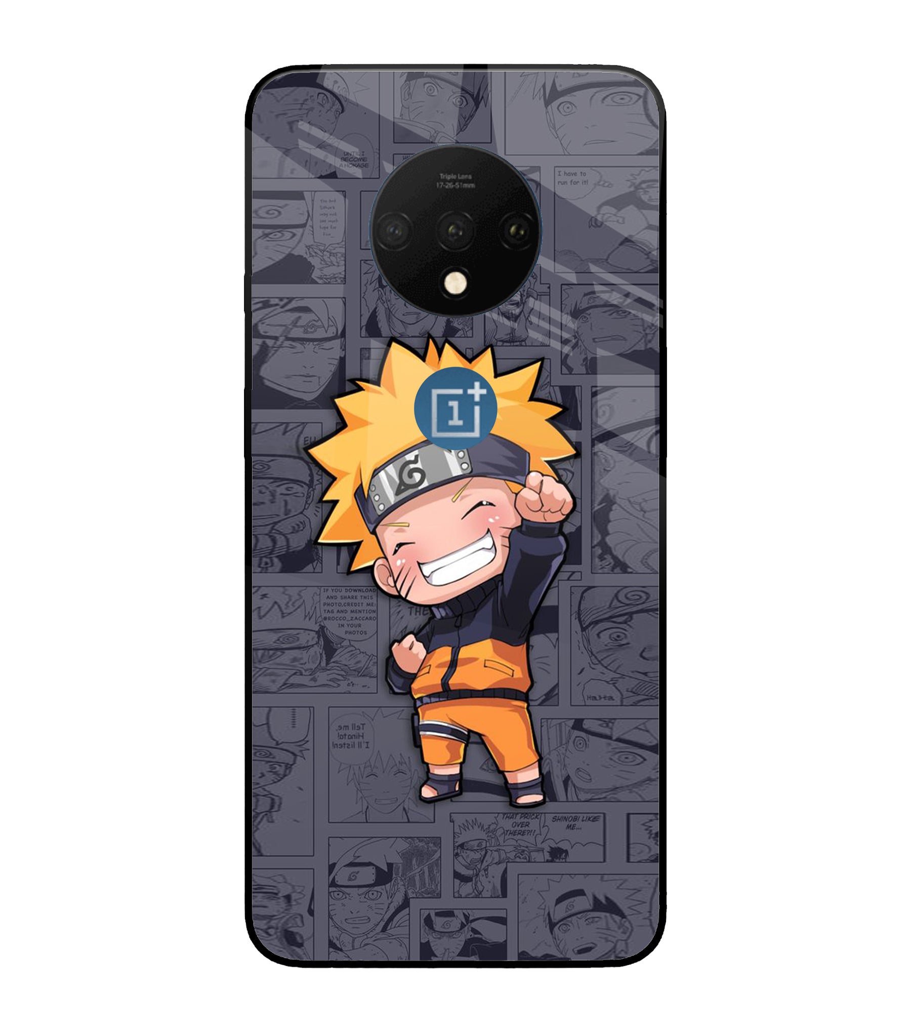 Chota Naruto Oneplus 7T Glass Cover