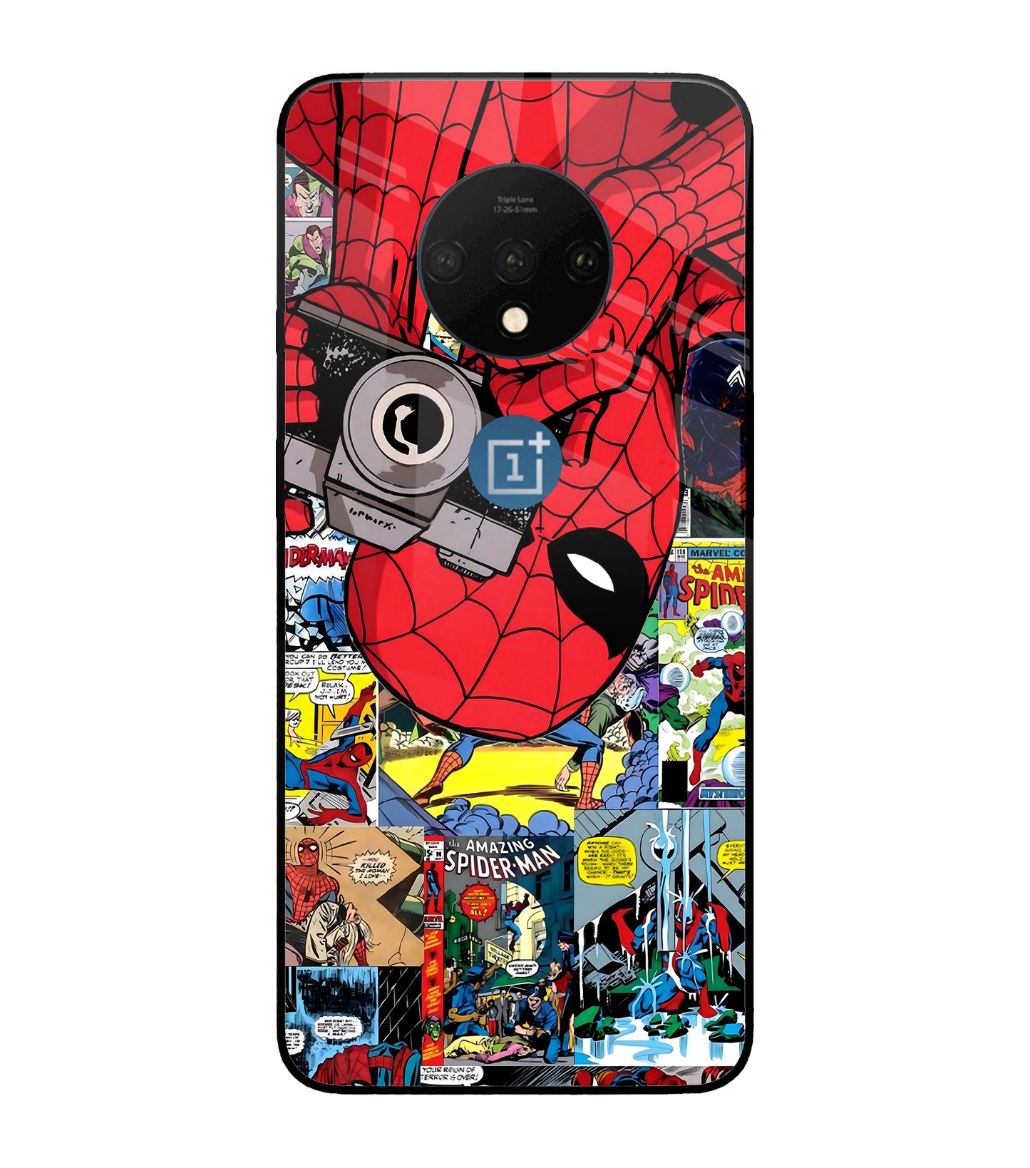 Spider Man Oneplus 7T Glass Cover