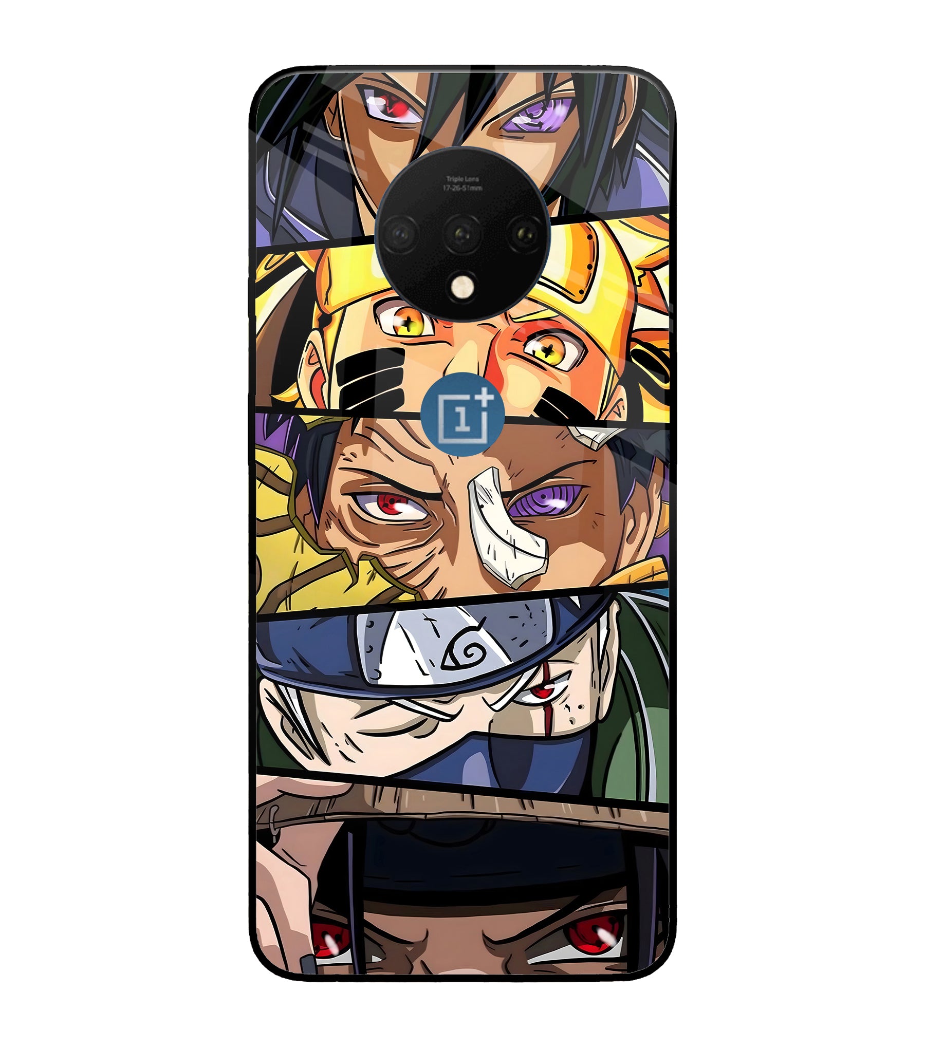 Naruto Character Oneplus 7T Glass Cover