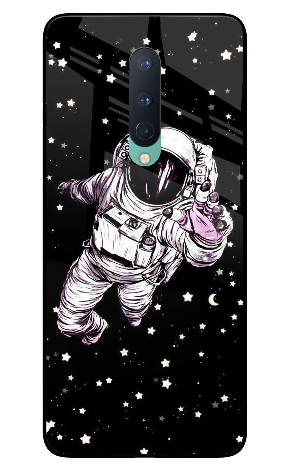 Astronaut On Space Oneplus 8 Glass Cover