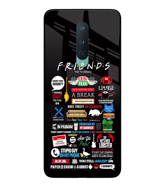 FRIENDS Oneplus 8 Glass Cover