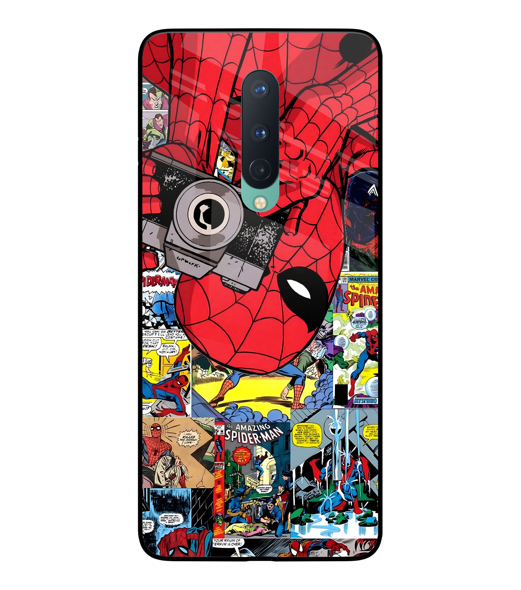 Spider Man Oneplus 8 Glass Cover