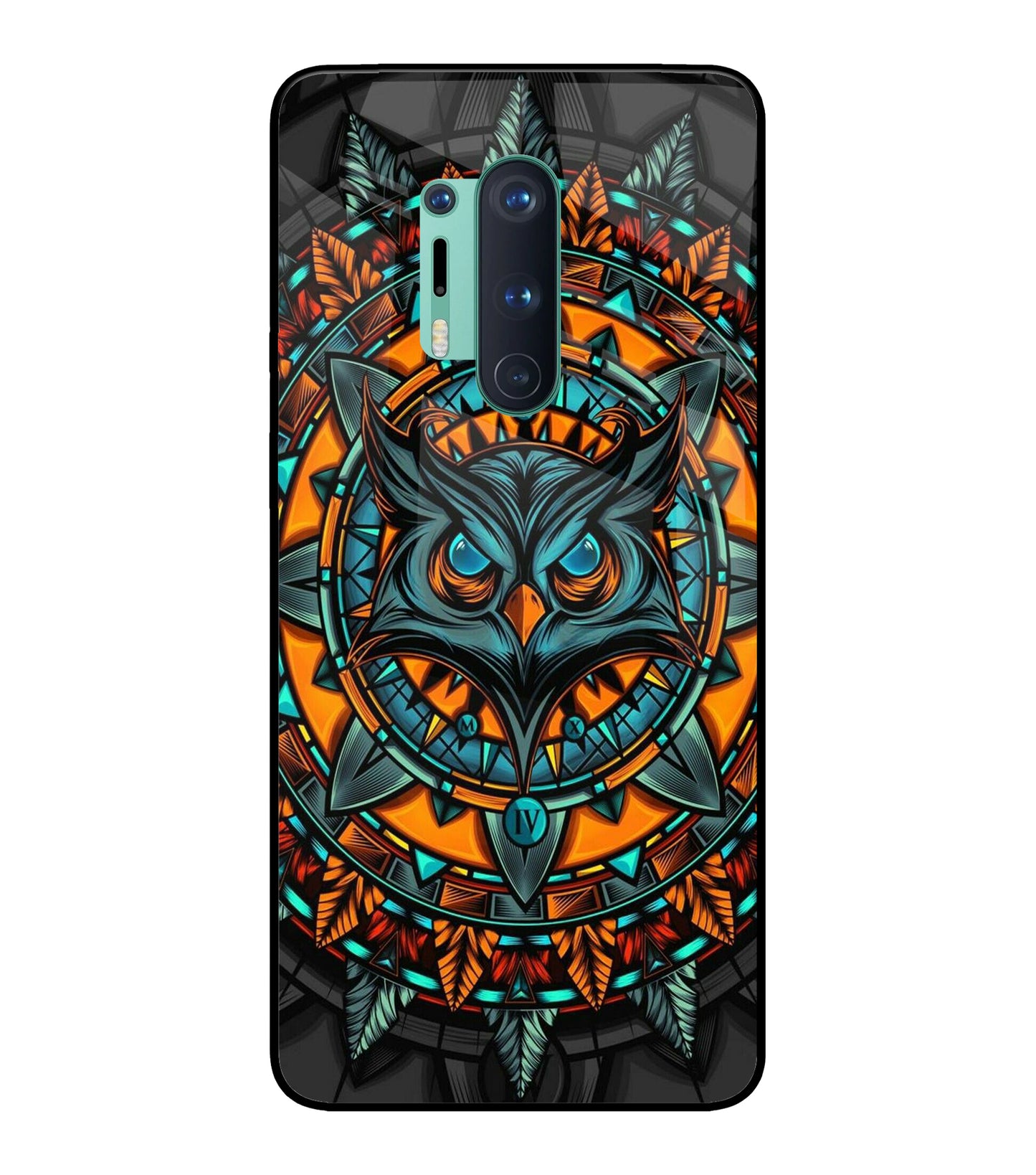 Angry Owl Art Oneplus 8 Pro Glass Cover