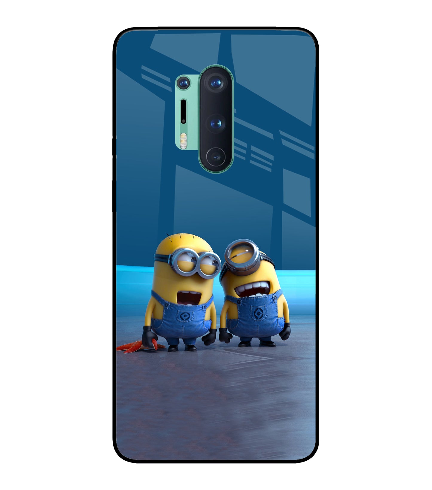 Minion Laughing Oneplus 8 Pro Glass Cover