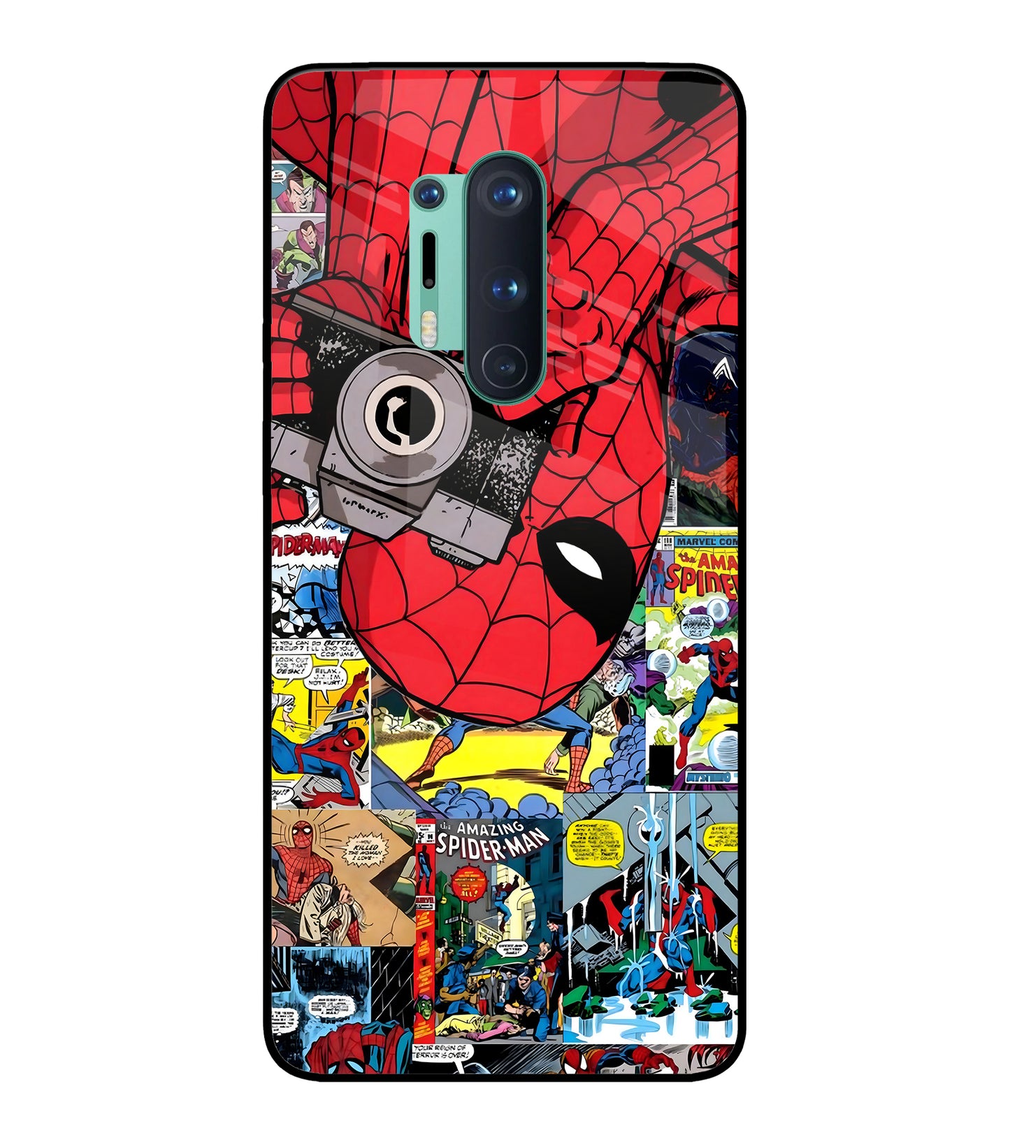 Spider Man Oneplus 8 Pro Glass Cover