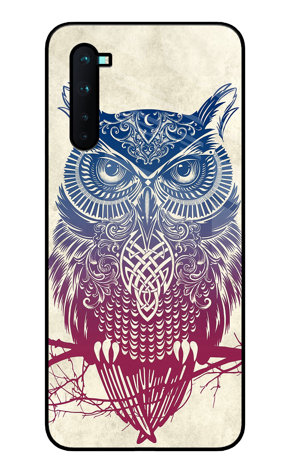Owl Drill Paint Oneplus Nord Glass Cover
