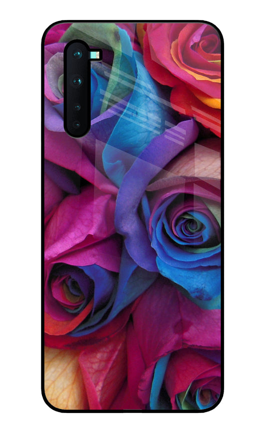 Colorful Roses Oneplus Nord Glass Cover