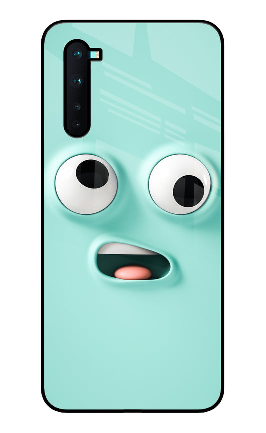 Silly Face Cartoon Oneplus Nord Glass Cover